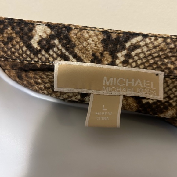 Michael Kors Snake Print Blouse - Picture 4 of 6